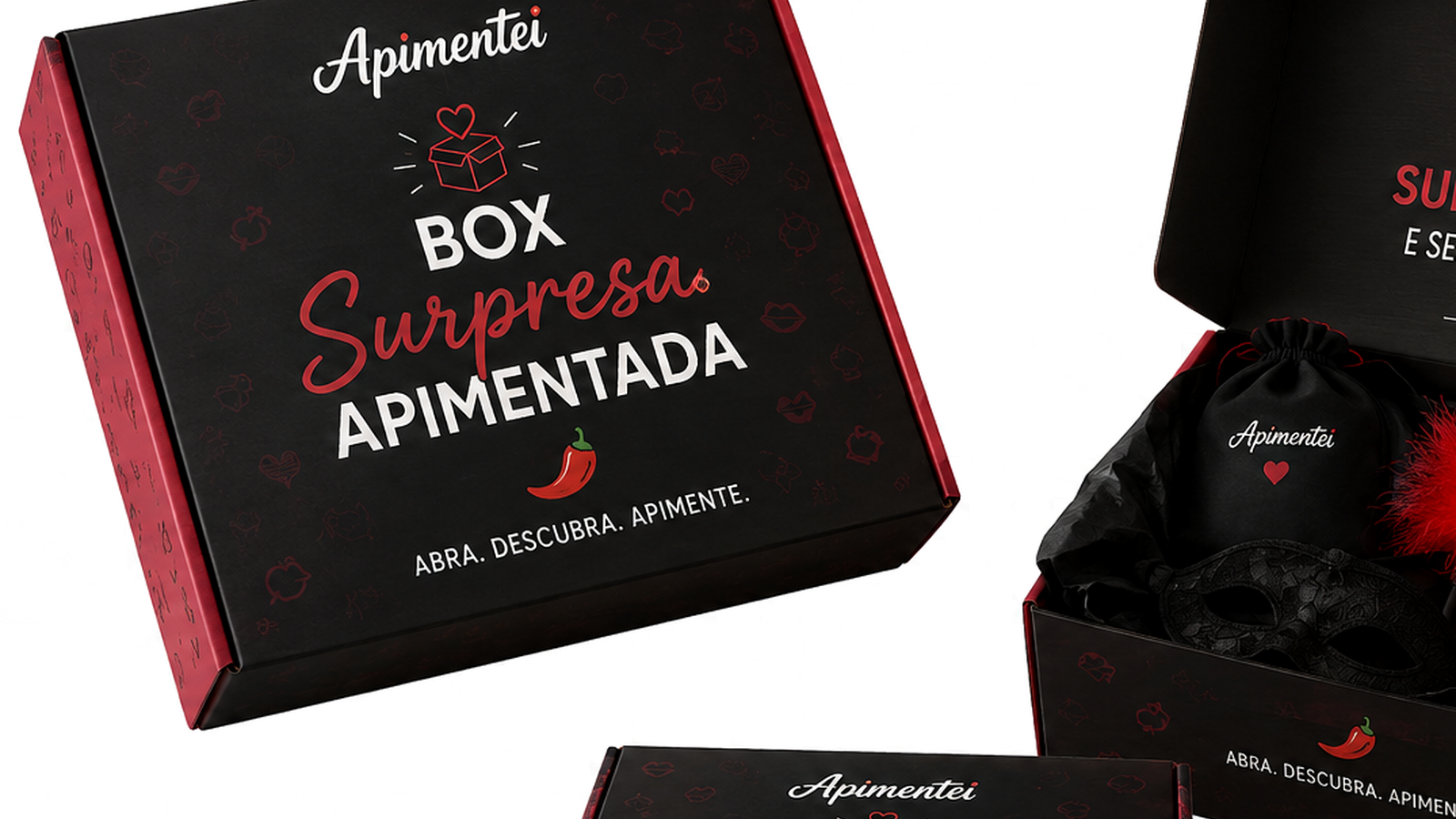 Box Surpresa Apimentada da Apimentei une praticidade, mistério e experiências para casais